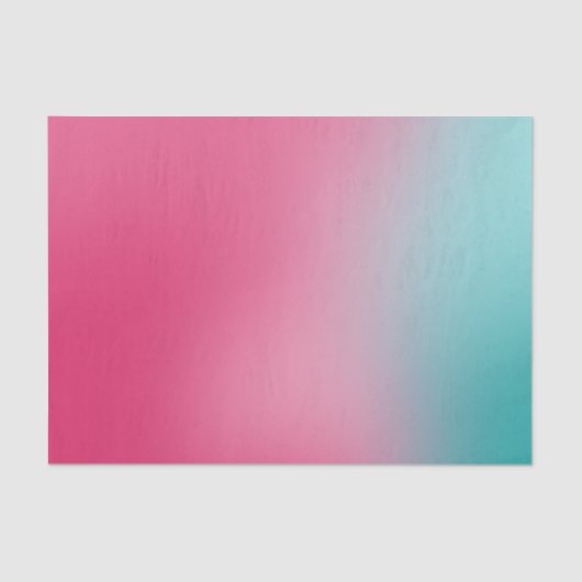 Pink Blue Ombre Gradient Blur Abstract Design Tissuepapier (Voorkant)