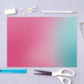 Pink Blue Ombre Gradient Blur Abstract Design Tissuepapier (Craft)