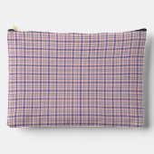 Pink Blue Plaid Classic Pattern Retro Etui (Voorkant)