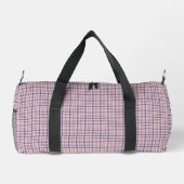 Pink Blue Plaid Classic Pattern Retro Plunjezak (Achterkant)