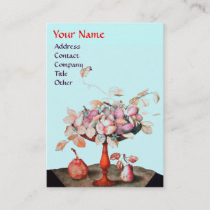 PINK BLUE SEASON'S VRUCHTEN, STROMEN, LEAVES MONOG VISITEKAARTJE