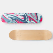 Pink  blue Skateboard (Horizontaal)