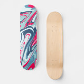 Pink  blue Skateboard (Voorkant)