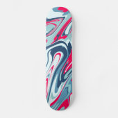 Pink  blue Skateboard (Voorkant)