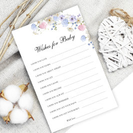 Pink Blue Wildflower Geslacht onthullen wensen voo