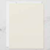 Pink Blue Yellow Dried Flowers Stationery Paper (Achterkant)