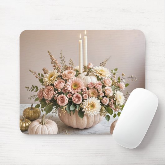 Pink Blush Autumn Arrangement Muismat (Met muis)