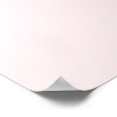 Pink blush bow Confirmation welcome Poster (Hoek)