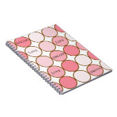 Pink Blush Dots Dream Love Notitieboek (Rechterzijde)