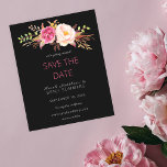 Pink Blush Floral budgetteren Opslaan Datum - zwar Flyer<br><div class="desc">******* MATTE PAPIER IS THIN. UPGRADE VOOR EEN THICKERPAPIER. GEEN ENVELOPEN. VOOR HET VOORRADEN VAN DE KAART, DE KAARTEN VAN DE THICKER, CONTROLEER DE VERBINDING HIERONDER. THICKER-KAARTEN HEBBEN EEN OPTIE VOOR kaart OF OMVAT HEN******** Geen enveloppen, papieren versie. Bespaar geld op formele uitnodigingen met deze papieren uitnodiging. Bereid je gasten...</div>