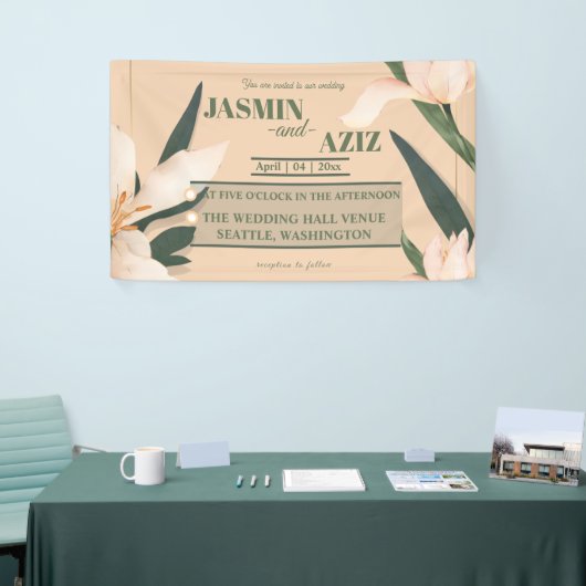 Pink blush floral Circle Spandoek (Beurs)