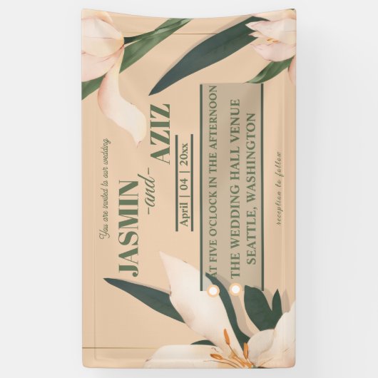 Pink blush floral Circle Spandoek (Verticaal)