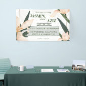 Pink blush floral Circle Spandoek (Beurs)