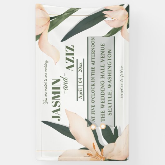 Pink blush floral Circle Spandoek (Verticaal)