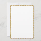 Pink Blush Floral Gold Elegant Botanical Weddensch Save The Date (Achterkant)