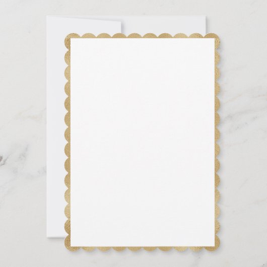 Pink Blush Floral Gold Elegant Bridal Luncheon #45 Kaart (Achterkant)