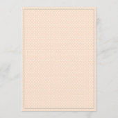 Pink Blush Floral Green Rustic Wedding Kaart (Achterkant)