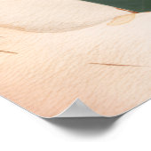 Pink blush floral  poster (Hoek)