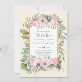 Pink Blush Floral Sage Greenery Wedding (Voorkant)
