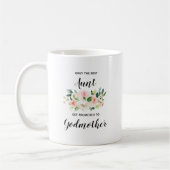 Pink Blush Floral Specialized Gift for Godmoeder Koffiemok (Links)