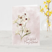 Pink Blush Floral Sympathie Kaart (Gele Bloem)