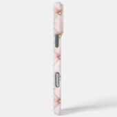 Pink Blush Gold Tufts Case-Mate iPhone Case (Achterkant / Rechts)