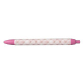 Pink Blush Gold Tufts   Zwarte Inkt Pen (Voorkant)