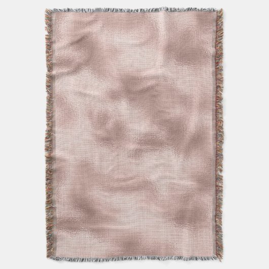 Pink Blush Roos Gold Deken (Voorkant Verticaal)