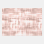 Pink Blush Roos Gold Glam Chic Verjaardag Inpakpapier Vel (Voorkant 2)