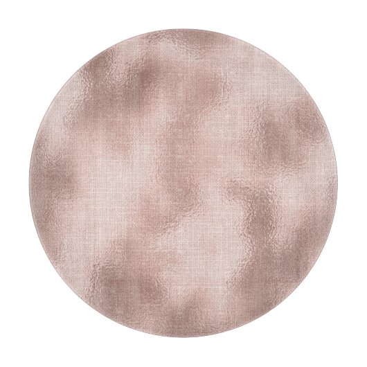 Pink Blush Roos Gold Glam Sparkle Snijplank (Voorkant)