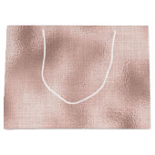 Pink Blush Roos Gold Groot Cadeauzakje (Voorkant)