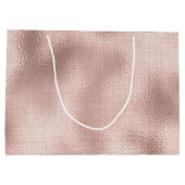 Pink Blush Roos Gold Groot Cadeauzakje (Achterkant)