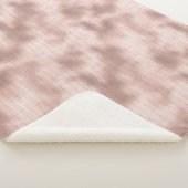 Pink Blush Roos Gold Sherpa Deken (3/4)