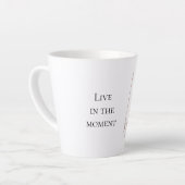 Pink Blush Violin Latte Mok (Linkerhoek)