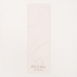 Pink Body sculpt contour beauty tanning Yogamat