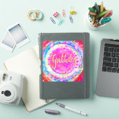  Pink Boho Dankbaarheid Inspirivity Sticker (iPad Cover)