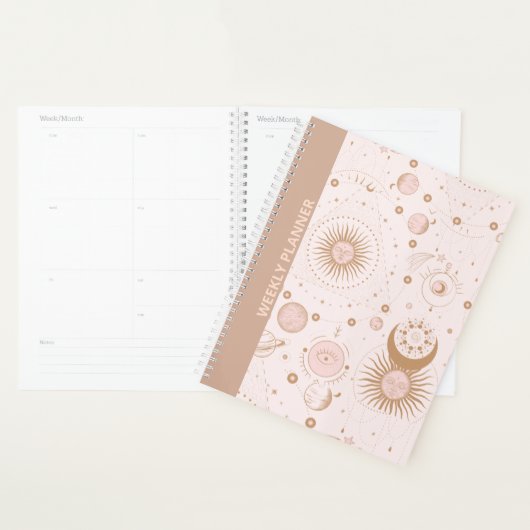 PINK BOHO DESIGNER WEEKLY PLANNER (Display)