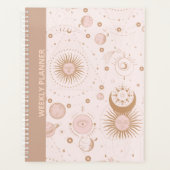 PINK BOHO DESIGNER WEEKLY PLANNER (Voorkant)