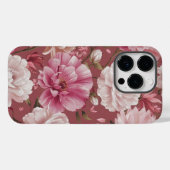 Pink Boho Floral Case-Mate iPhone Case (Achterkant (horizontaal))