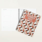 Pink Boho Geometric Abstrac Customizable Planner (Display)