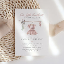 Pink Boho Little Sweetheart Valentijnse verjaardag