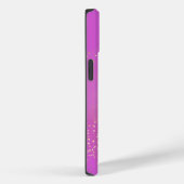 Pink Boho minimalist Ephemera Case-Mate iPhone Case (Achterkant / Rechts)