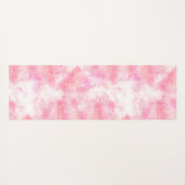 Pink Boho minimalist Ephemera ornament Yogamat (Achterkant (horizontaal))