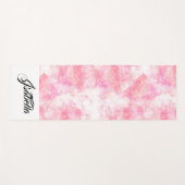 Pink Boho minimalist Ephemera ornament Yogamat (Voorkant (horizontaal))