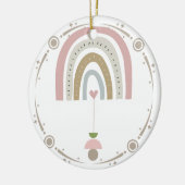 Pink Boho Rainbow Arch Tree Ornament (Links)