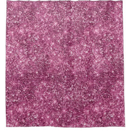 Pink Bokeh Glitter Douchegordijn