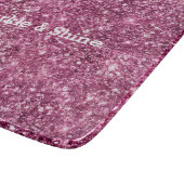 Pink Bokeh Glitter Snijplank (Hoek)