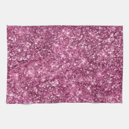 Pink Bokeh Glitter Theedoek