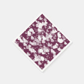 Pink Bokeh Hearts Servet (Hoek)