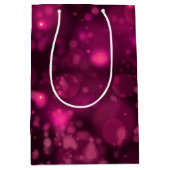 Pink Bokeh Medium Cadeauzakje (Voorkant)